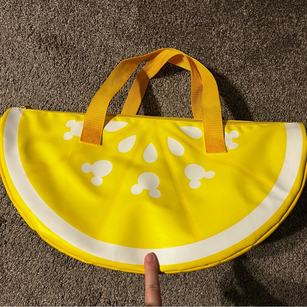 Disney Mickey Head Lemon Wedge Zipper Insulated Cooler